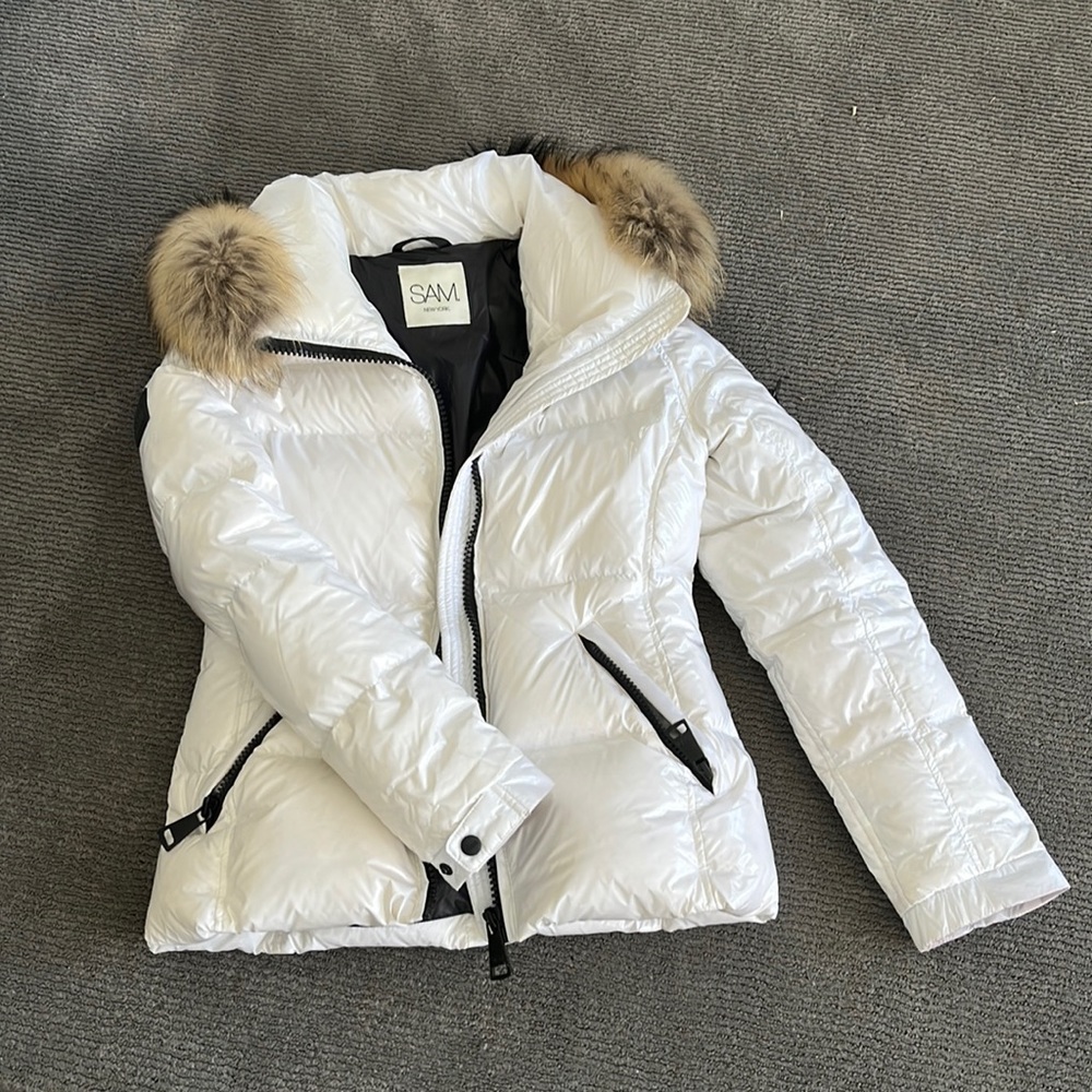 SAM. BLAKE DOWN PUFFER WITH FUR HOOD